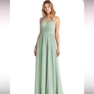 Elegant Agave Bridesmaid Dress